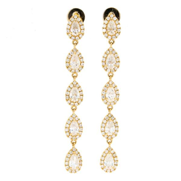 Fancy Shape Dangle Earrings