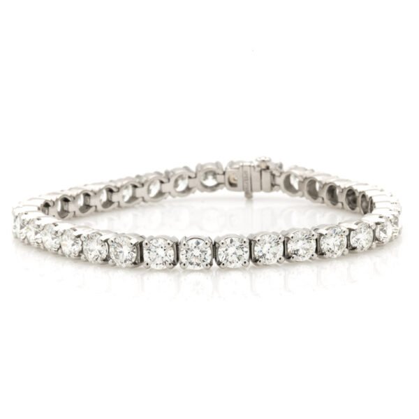 Rounded Link Tennis Bracelet
