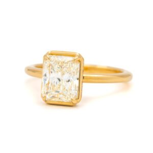 Fancy Shape Hidden Halo Ring