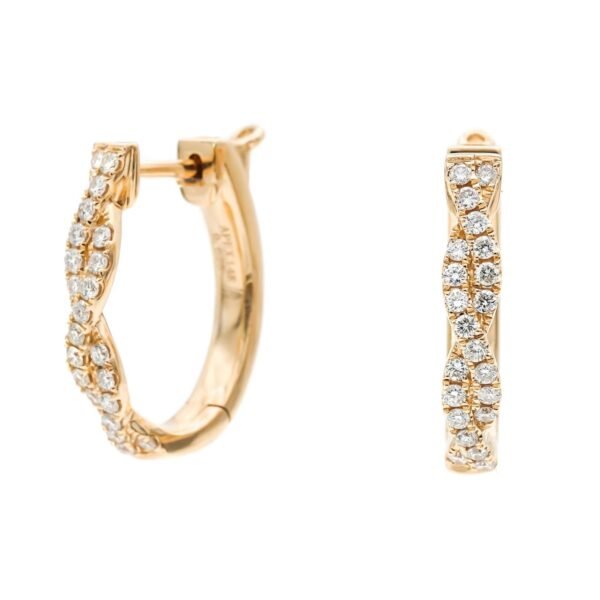 Twist Fashion Hoop Earrings