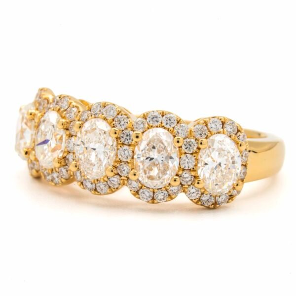 Fancy Shape Multi-Stone Band