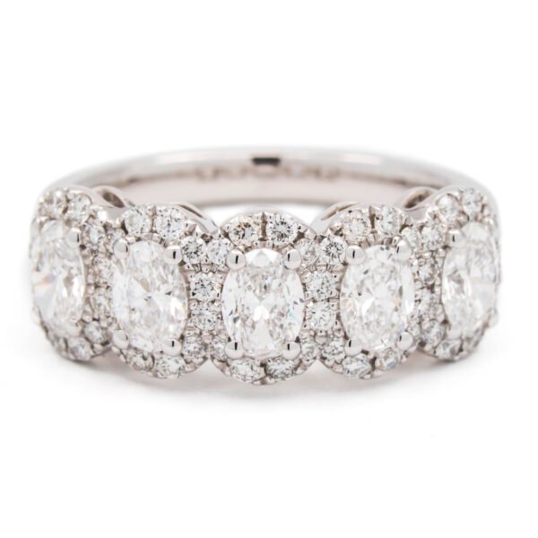 Fancy Shape Multi-Stone Band