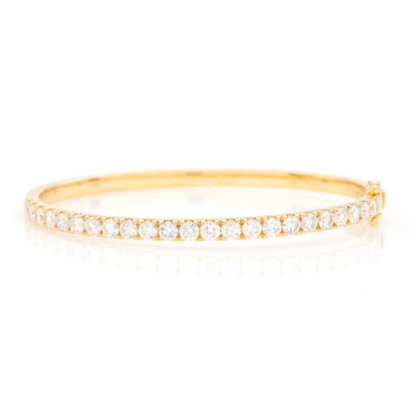 Single Row Bangle Bracelet