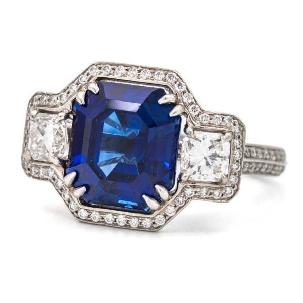 Gemstone 3 Stone Ring