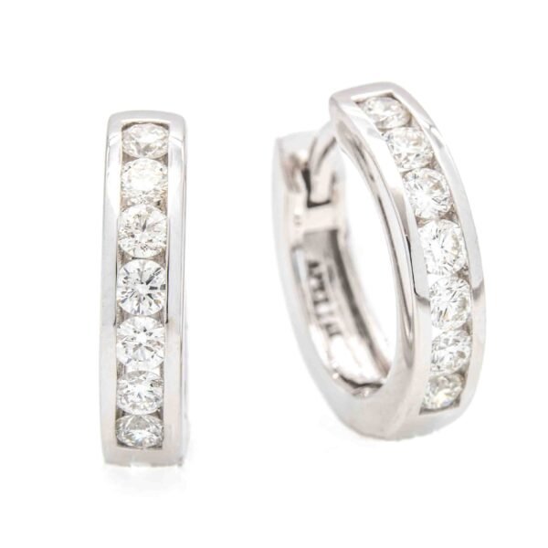 Round Huggie Hoop Earrings