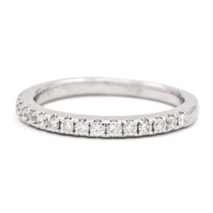 Microprong Wedding Band