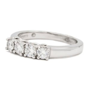 Prong Set Wedding Band