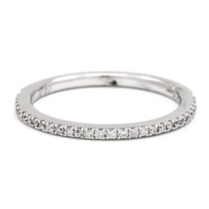 Microprong Wedding Band