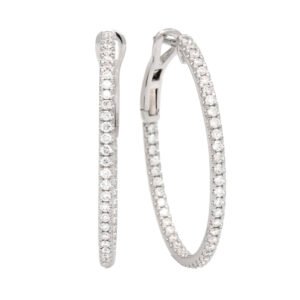Oval Hoop Earrings