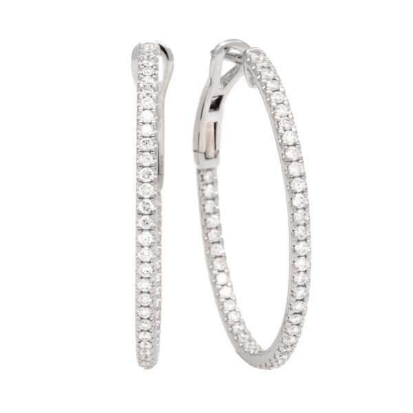 Oval Hoop Earrings