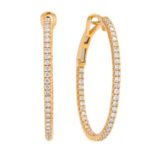 Oval Hoop Earrings