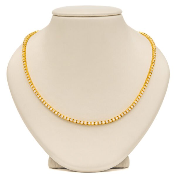 Pyramid Tennis Necklace