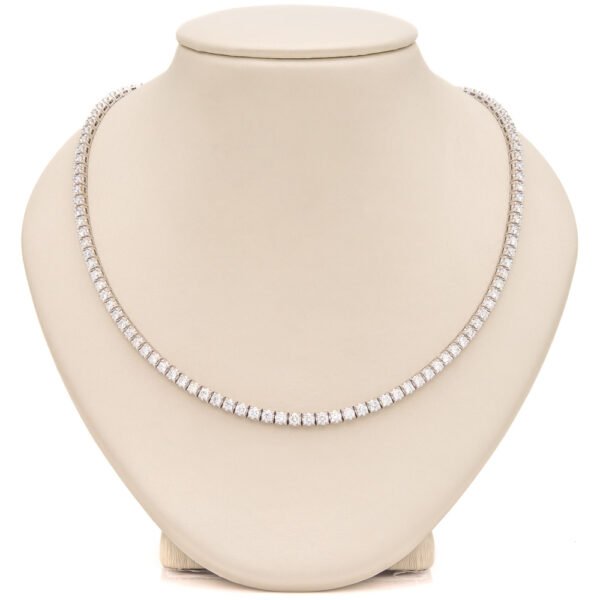Pyramid Tennis Necklace