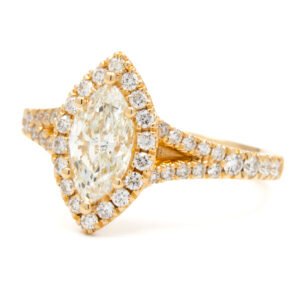 SplitShank Halo Ring