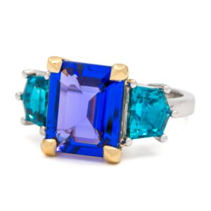 Gemstone 3 Stone Ring