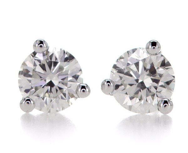 3-Prong Stud Earrings