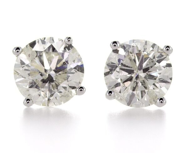 4-Prong Stud Earrings