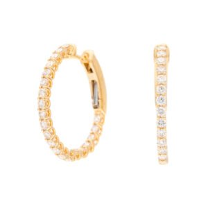 Oval Hoop Earrings
