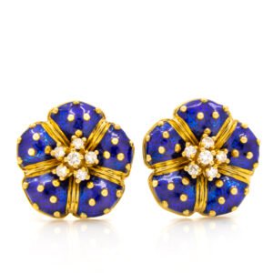Enamel Fashion Earrings