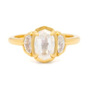 Fancy Shape 3 Stone Ring