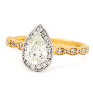 Fancy Shape Halo Ring