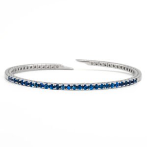 Gemstone Bangle Bracelet