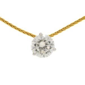 Round Solitaire Pendant