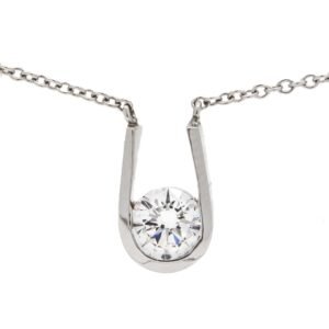 Round Solitaire Pendant