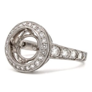 Round Halo Ring Mounting