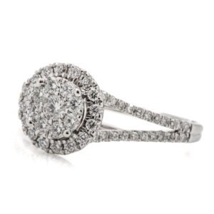 Designer Halo Ring
