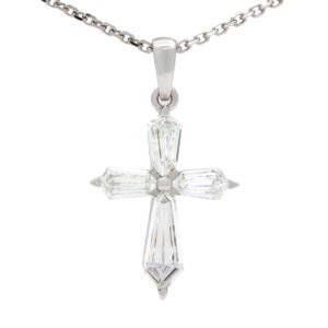 Fancy Shape Cross Pendant