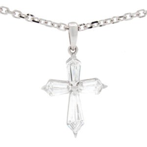 Fancy Shape Cross Pendant