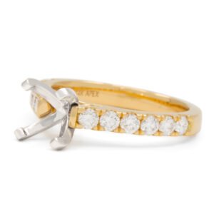 Round Accented Ring Mounting