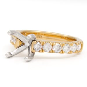 Round Accented Ring Mounting