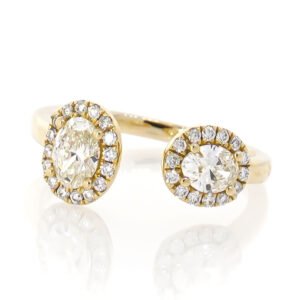 2-Stone Fashion Ring