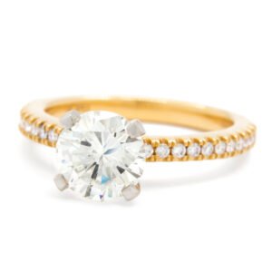 Round Accented Ring Mounting