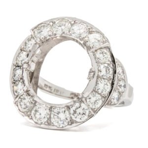 Antique Style Halo Ring Mounting