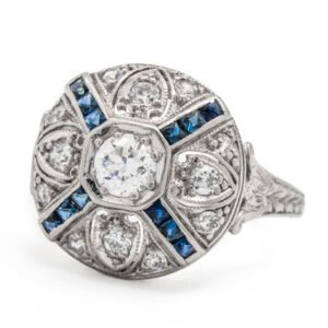 Antique Style Accented Ring