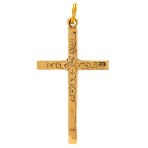 Plain Metal Cross Pendant