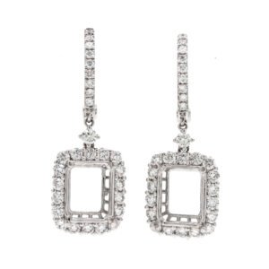 Fancy Shape Dangle Earrings Mounting