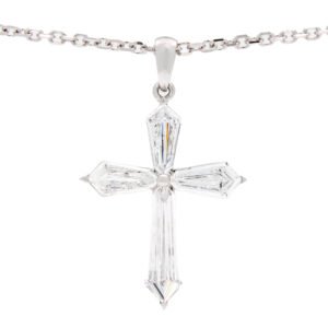 Fancy Shape Cross Pendant