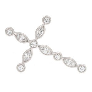 Fancy Shape Cross Pendant