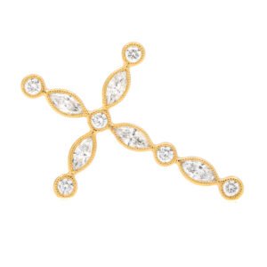 Fancy Shape Cross Pendant