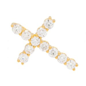 Traditional-Hidden Bail Cross Pendant Mounting