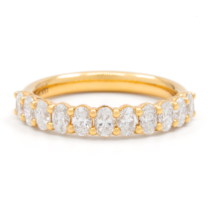 Fancy Shape Multi-Stone Band