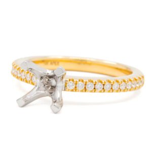 Round Accented Ring Mounting