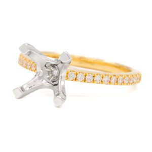 Round Accented Ring Mounting