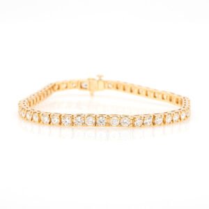 Boxy Link Tennis Bracelet