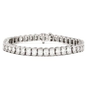 Bezel Set Tennis Bracelet