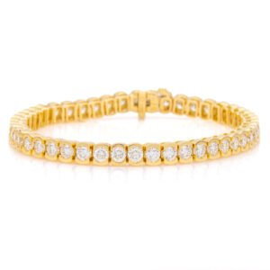 Bezel Set Tennis Bracelet